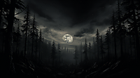 Cce433399e872369 Moonlit Forest Path HD Wallpaper by Laxmonaut