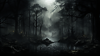 Cdcc0ac9c69ecccc Mystical Forest River HD Wallpaper by Laxmonaut