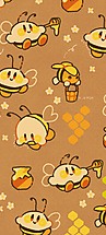 Bee Kirby Pattern by X Xasm
