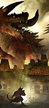 You Look Upon The Tarrasque by Kekai Kotaki
