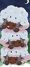 Sleepy Wooloo by Vanoso Illustration