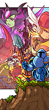 Shovel Knight Official Design Works Cover by Edwinhuang Dbr3tur
